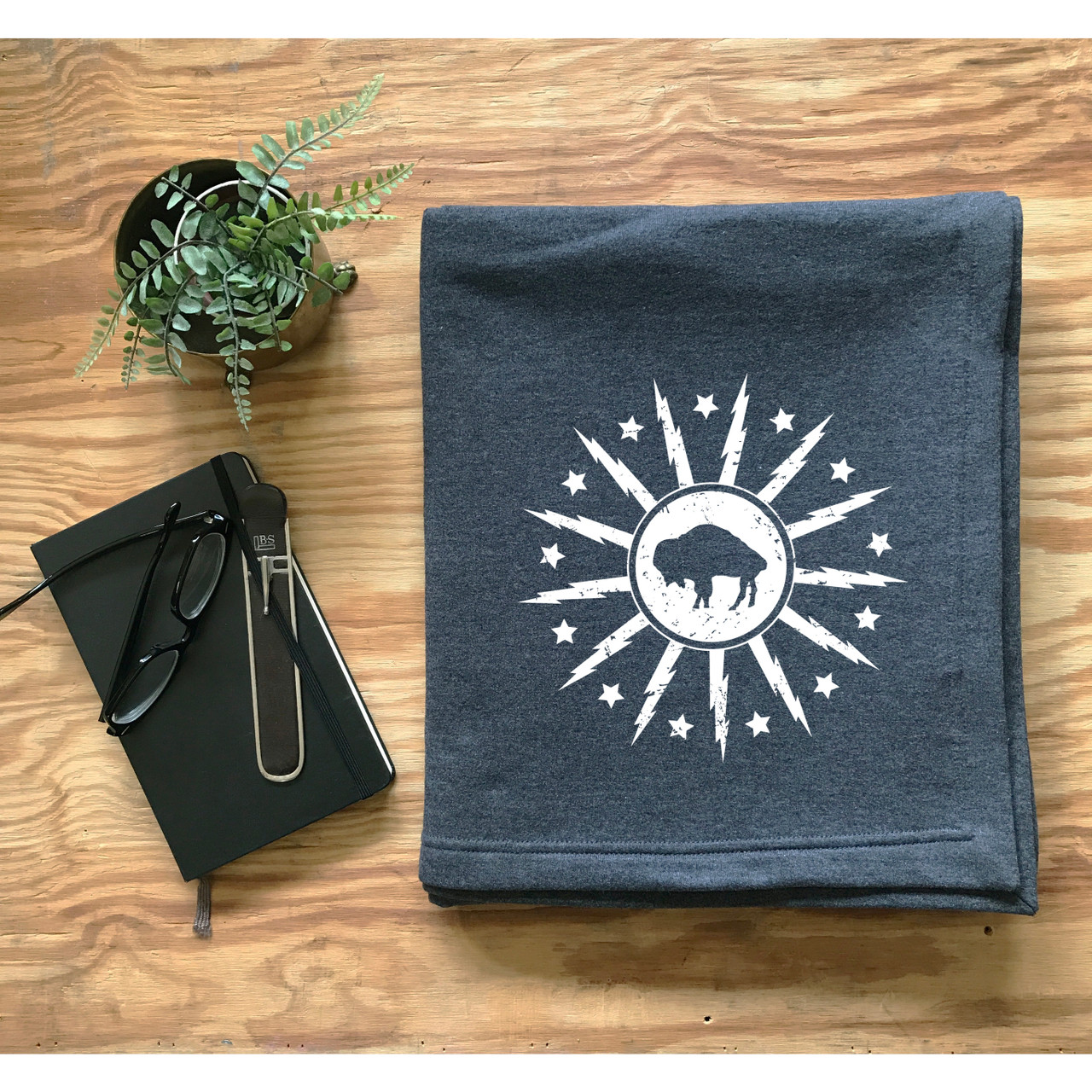 Buffalo bills sweatshirt blanket Clearance